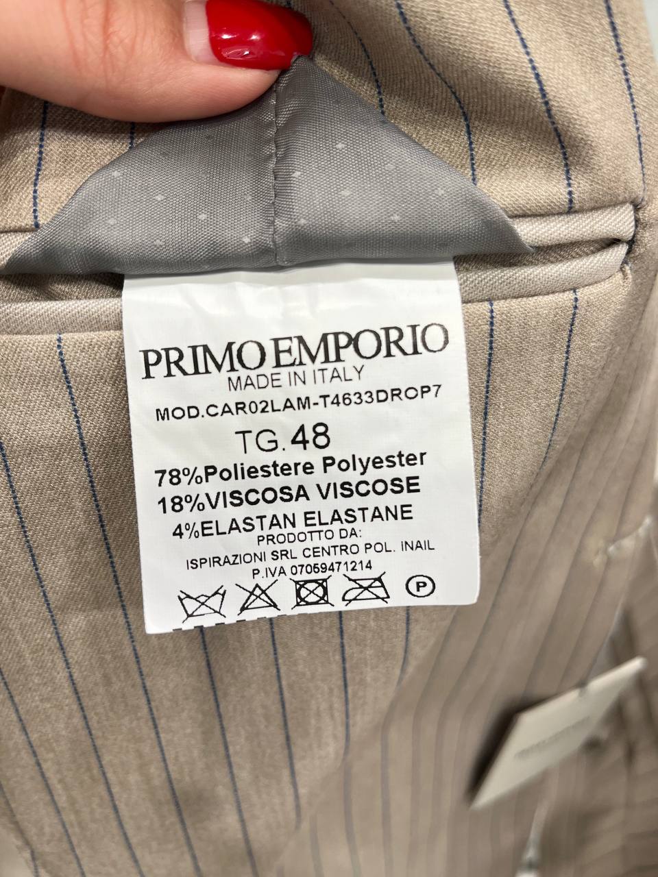 Итальянская одежда, бренд Primo Emporio, арт. 73577445