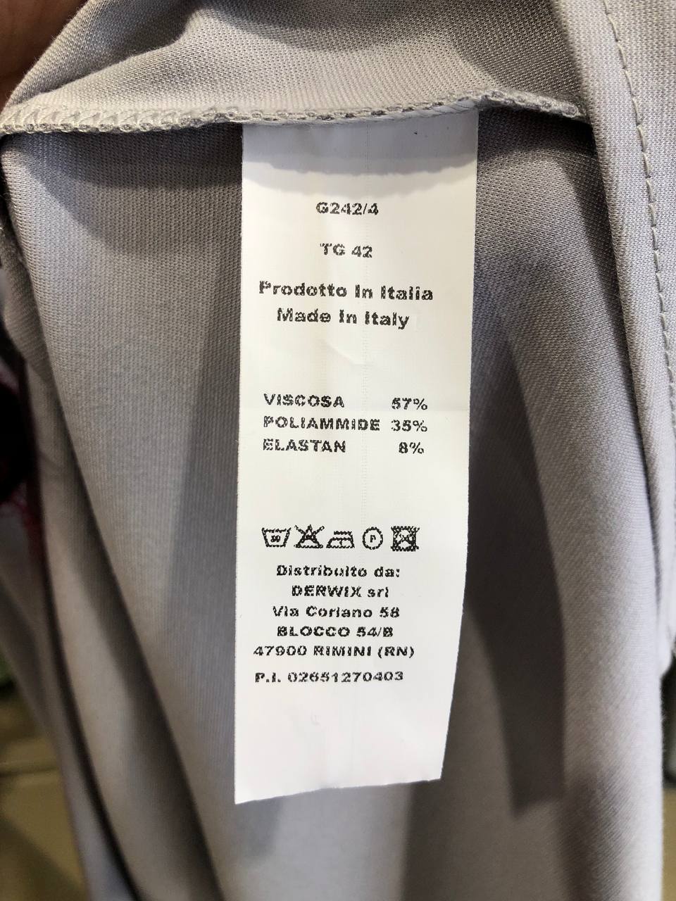 Итальянская одежда, бренд Derwix, арт. 73804908