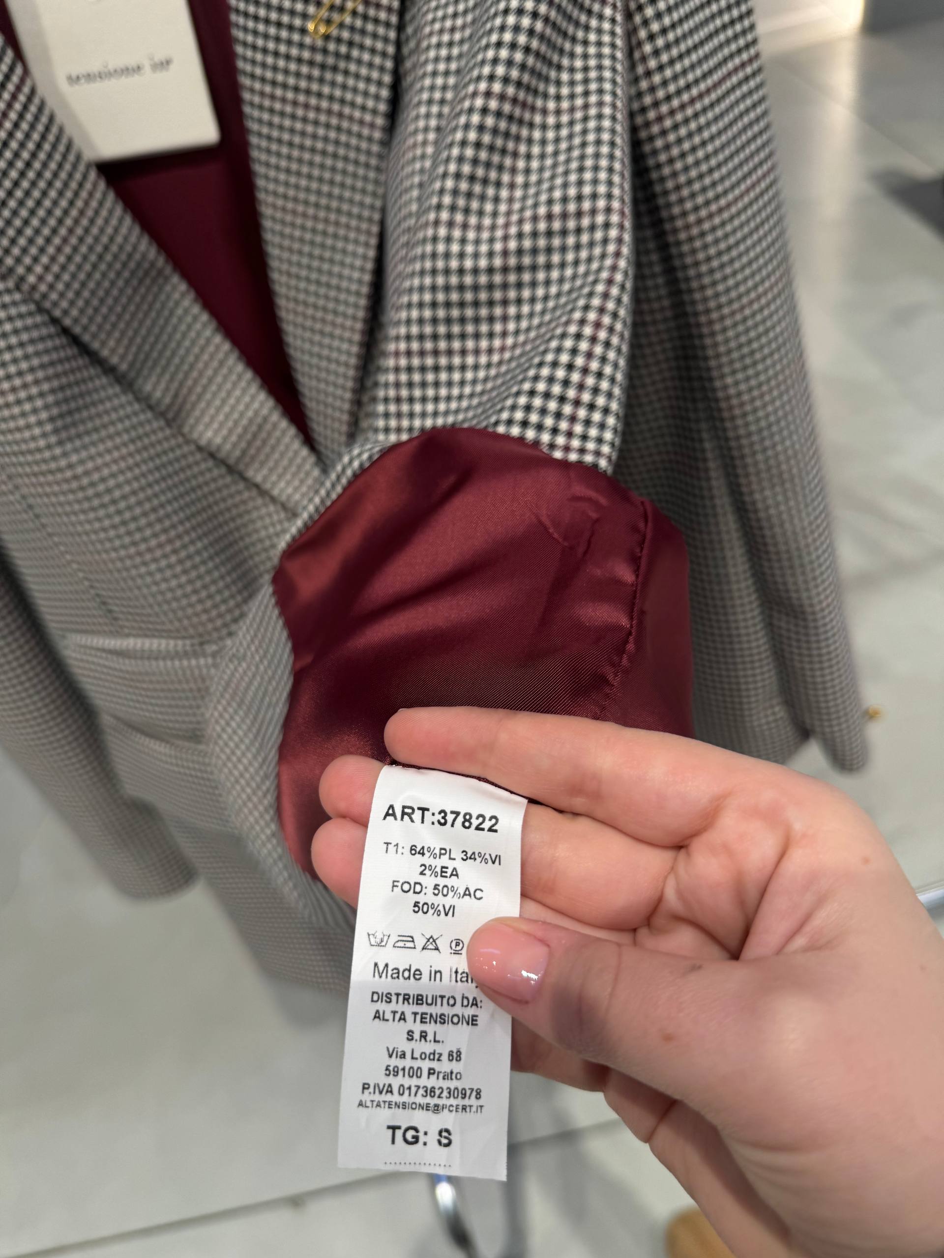 Итальянская одежда, бренд Tensione in, арт. 74085052