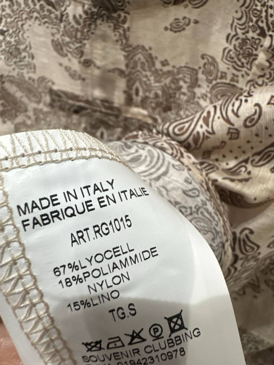 Итальянская одежда, бренд Souvenir, арт. 74159089