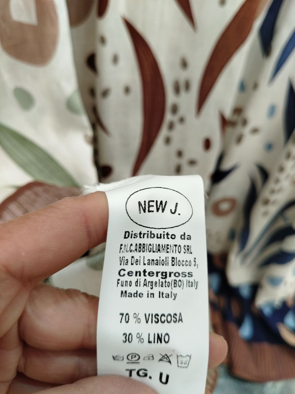 Итальянская одежда, бренд New J, арт. 74284041