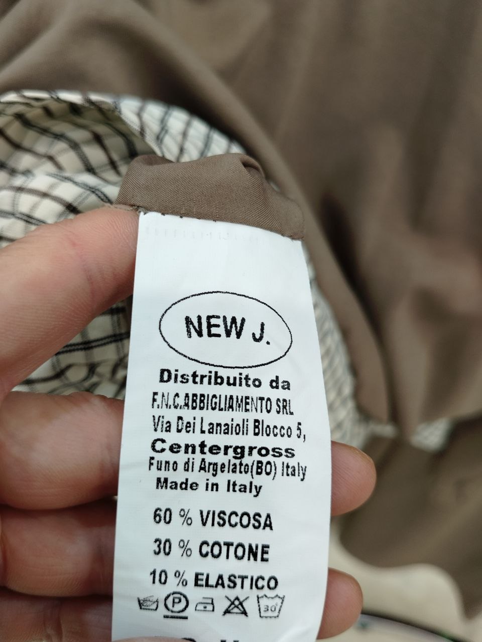 Итальянская одежда, бренд New J, арт. 74363142