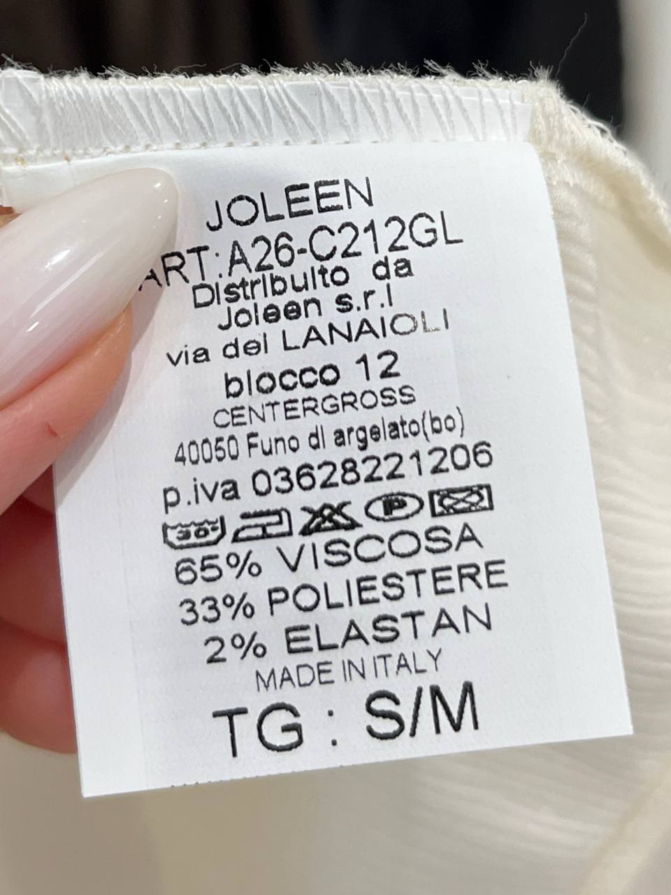 Итальянская одежда, бренд Joleen, арт. 74338009