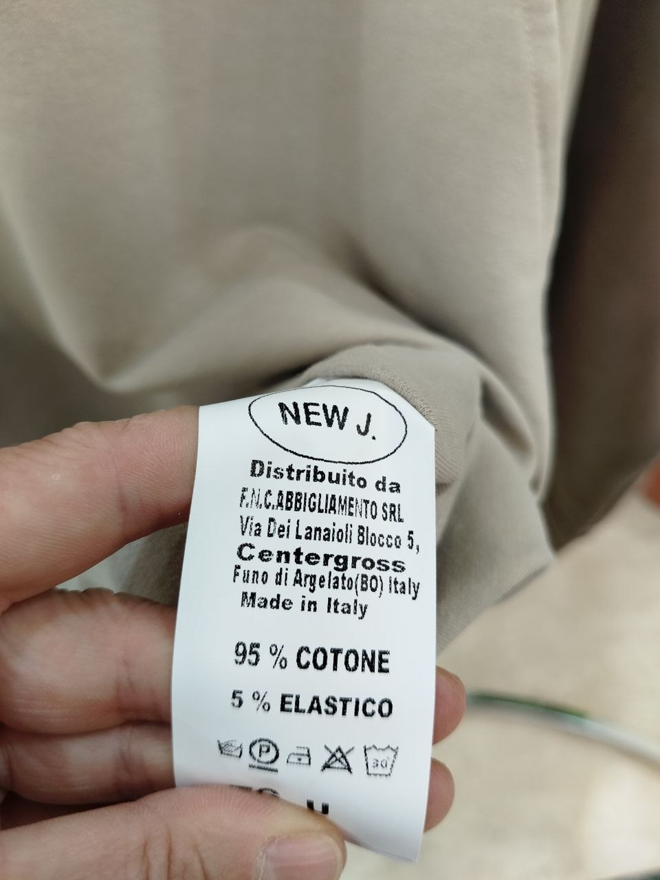 Итальянская одежда, бренд New J, арт. 74373472