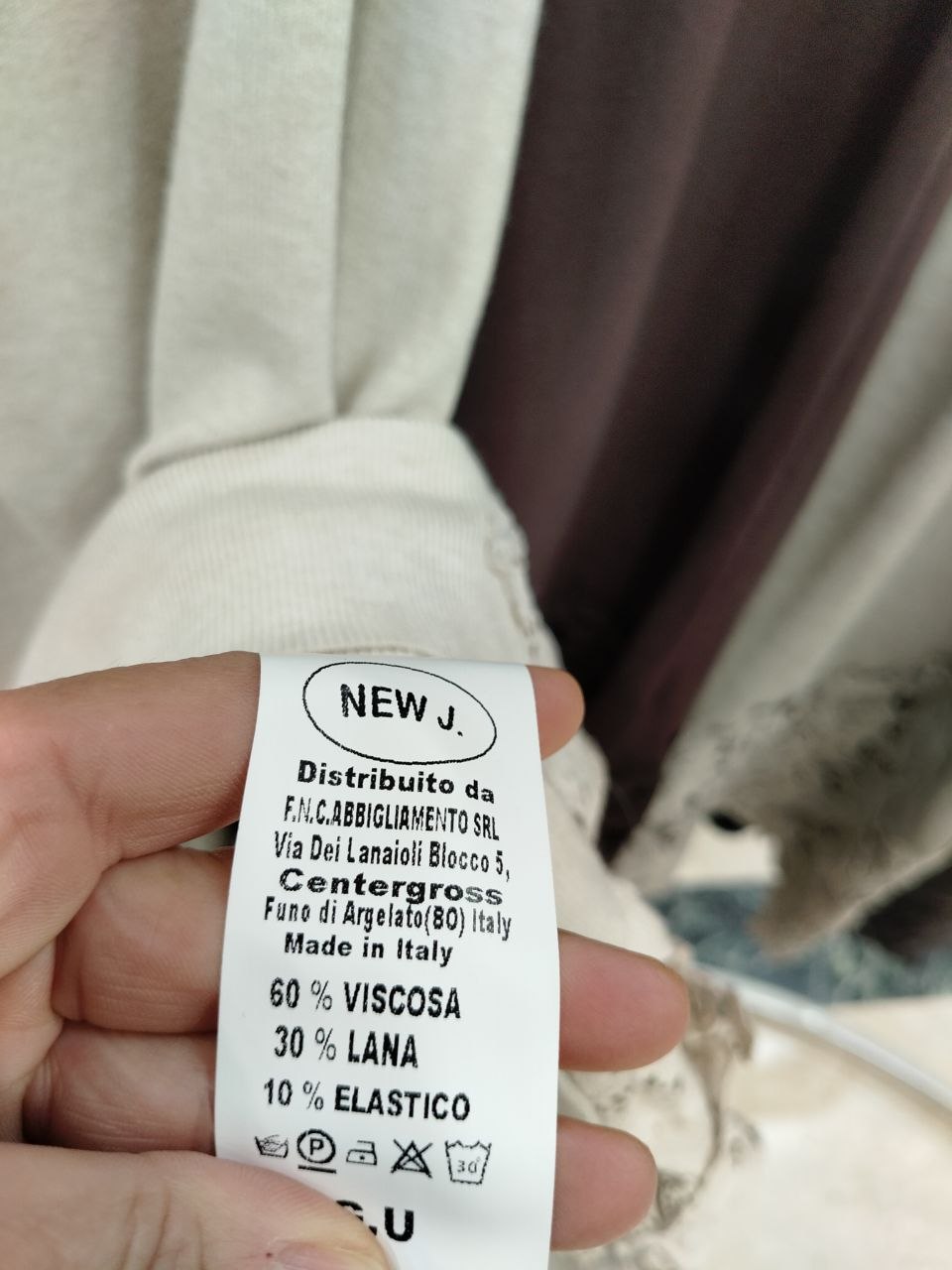 Итальянская одежда, бренд New J, арт. 74382197