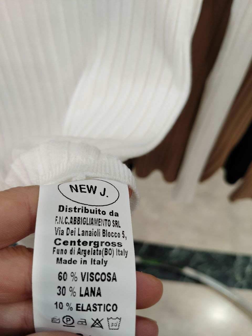 Итальянская одежда, бренд New J, арт. 74382213
