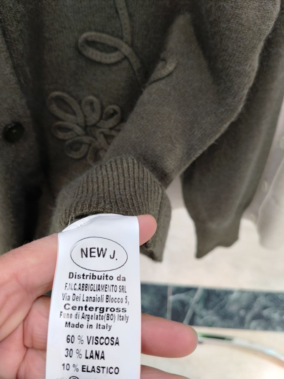 Итальянская одежда, бренд New J, арт. 74382271